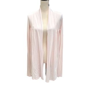 PARKER BLUE PALE PINK OPEN LONG STYLE: CAMERON CUT: NOSICA CARDIGAN